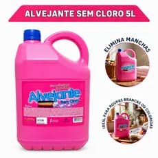 Alvejante Sem Cloro Tira Manchas Galão 5 Litros Classlimp