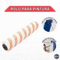 Rolo de Pintura Tigre Pro PA 30cm em Poliamida 10mm para Paredes Lisas