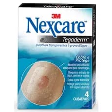 Curativo Nexcare Tegaderm com 4 Unidades 3M