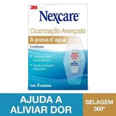 Curativo Nexcare Cicatrizacao AVANÇADA 3M 6 Unidades