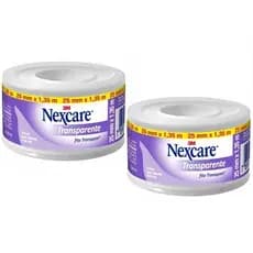 Kit com 2 Fita Transparente Nexcare 25MM X 1,35M 3M