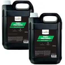 Kit 2 Pneu Pretinho Ideal para Lava Rápido e Estética Brilho Molhado Automotivo Alto Rendimento