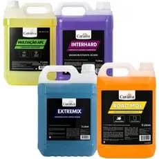 KIT LAVAGEM AUTOMOTIVA LAVA JATO ESTETICA DESINCRUSTANTE ATIVADO LM INTERCAP SOLUPAN APC MULTIUSO SHAMPOO LIMPEZA PESADA