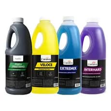 Kit Limpeza Carro Pretinho + Shampoo Com Cera + Lm + Solupan