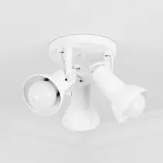 Luminaria de Teto Spot de Sobrepor Triplo 3 Lampadas para Iluminação branco
