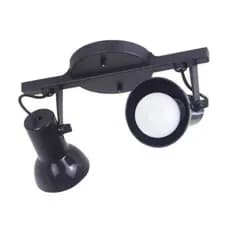 Kit 2 Spot Trilho Duplo Sobrepor Direcionavel E-27 110V/220V