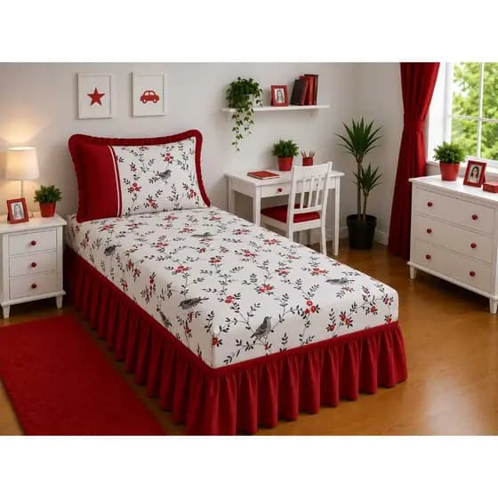 JOGO DE CAMA COBRE LEITO COLCHA SOLTEIRO OXFORD COM BARRA