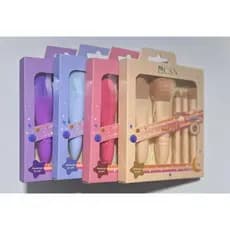Kit de Mini Pincéis P/ Maquiagem CSN (4 Unidades) — Praticidade e Qualidade em Tamanho Compacto!