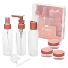 KIT DE FRASCOS ORGANIZADORES VIAGEM NUDE