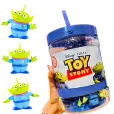 Balde 36 Miniaturas Exercito De Aliens Toy Story 5 Disney