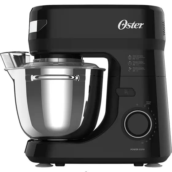 Batedeira Planetária Oster Bowl Inox OBAT641 850W