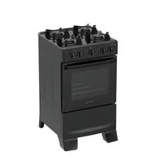 Fogão 4 Bocas com Mesa Esmaltada Atlas Mônaco Lustro