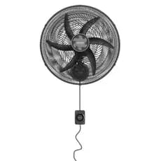 Ventilador Parede 50cm 6pás Monta Fácil Preto