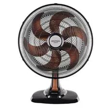Ventilador Osc Mesa Turbo 6P 50cm Bronze Premium Preto 135W