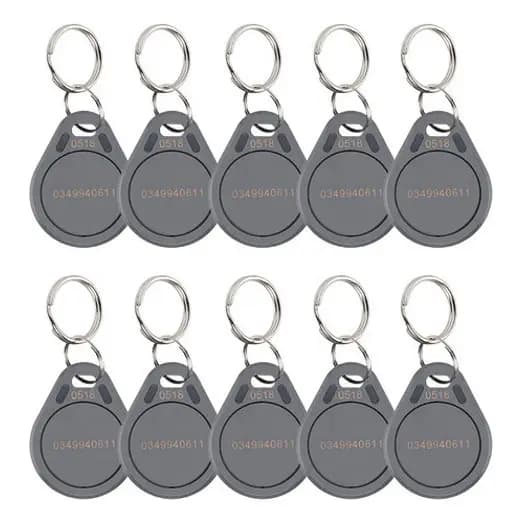 kit 10 Chaveiro Proximidade Condominio Tag Intelbras Porteiro rfid 13,56mhz **CONFIMAR COMPATIBILIDADE**