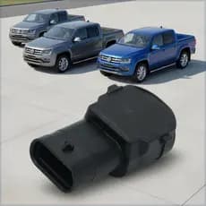 Sensor de Estacionamento VW Amarok Passat PDC Sensor Ré Original Volkswagen Alta Precisão Reposição
