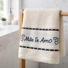 Toalha de Banho 150x70cm 100% Algodão Presente Mãe Grande Banhão Toalhas