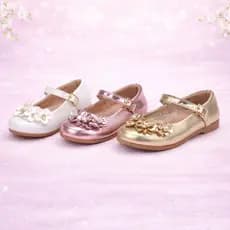 Sapatilha bebe Sapato Boneca sapatinho de bebe Feminino Sapatinho Daminha Fivela 16 ao 19 Festa flor batizado