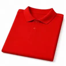 Camisa Polo Masculina Vermelha Algodão Premium Social Look Natal