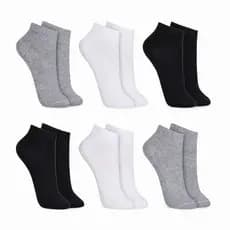 Kit Meias Soquete de Algodão Premium  Unissex Confortavel