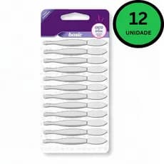 Kit 12 Pinças De Sobrancelha Depilatória