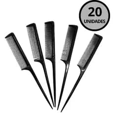Kit 2 - 20 Pentes Profissionais Ponta Fina  – Resistente a 390°C - Cabeleireiro/Progressiva
