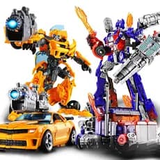 Grandes Transformadores De Brinquedo Optimus Prime Bumblebee Robôs Carro Caminhão