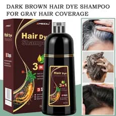 Shampoo Instantâneo De Cor De Cabelo MEIDU De Alta Qualidade Feminino Cinza Masculino-3 Em 1 500ml