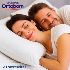 Kit 2 Travesseiros Macios 50x70 Antialérgico Fibra Siliconada Lavável Conforto Premium