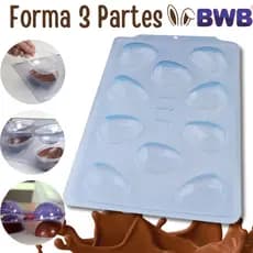 Forma Ovo De Páscoa 30/50/100/150/250/350/500g Bwb Silicone
