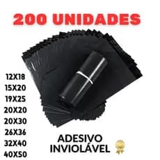 1000 Unidades Envelope De Segurança Aba Adesiva Embalagem Correio Ecommerce Saco Adesivado