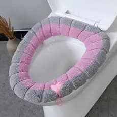Capa De Assento De Vaso Sanitário Almofada Sanitária Confortável Lavável Para Banheiro