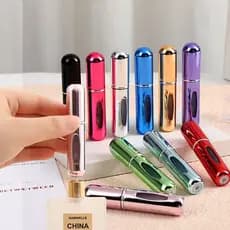 Kit 12 ou 6 Frasco de Perfume Recarregável 5ml Portátil Spray Porta Mini Bolsa Viagem Vazio