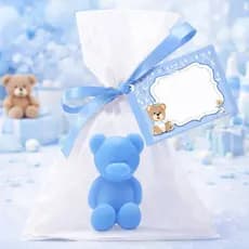 30 Lembrancinhas de velas ,Cha De Bebe,Saida de Maternidade - Ursinho Principe Nude- Menina _menino