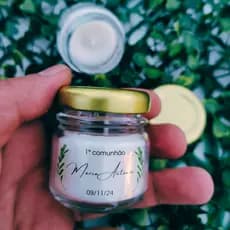 1 Vela Aromática Personalizada para Batizado