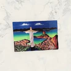 Cuadro decorativo do Cristo Redentor no Rio de Janeiro  20/30/Pintura panoramica Corcovado