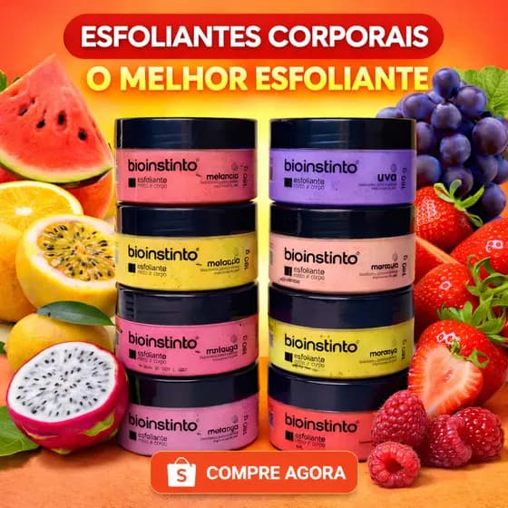 Kit 6 Esfoliante corpo Banho Premium Hidratação Produnda Skin care Diversas Sortidos 180g