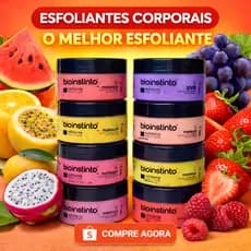 Kit 6 Esfoliante corpo Banho Premium Hidratação Produnda Skin care Diversas Sortidos 180g
