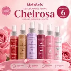 Kit 6 Desodorante intimo feminino Perfuma e Hidrata Atacado oferta relampago hoje Varias fragrancias