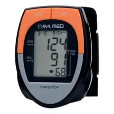 Medidor Pressão Digital Arterial De Pulso Portátil P.a. Med Preto