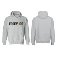 Moletom Adulto E Infantil Jogo Tiro Free Fire Agasalho Canguru Flanelado