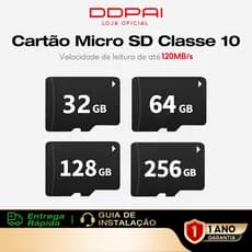 Cartão De Memória Para Câmera Veicular U3 Classe 10 Full HD