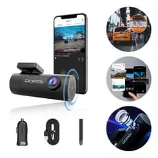 Câmera Veicular 2K DDPAI Mini Pro Lente Rotativa 360° Supercapacitor e Monitoramento 24h APP