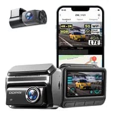 DDPAI Z90 4K+2K Câmera Veicular Visão Noturna Suporte Monitoramento Remoto GPS ADAS WiFi 3" Tela
