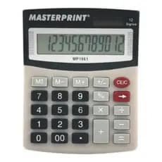 Calculadora Masterprint Mp1061 12 Dígitos Cor Cinza
