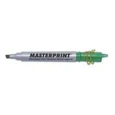 Marcador Permanente Verde Recarregável Mp616 - Masterprint