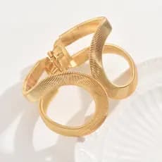 Pulseira feminina exclusiva 2024 pulseira mão Multi-camada anel elegante jóias elegante novo estilo europeu americano br