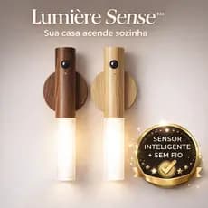 Luminária LED Sensor de Movimento Sem Fio Luz Noturna Parede Recarregável Lumière Sense