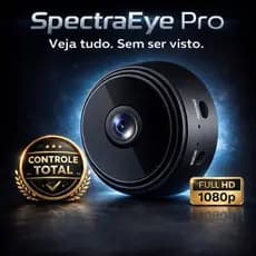 Mini Câmera Espiã Wi-Fi Full HD 1080p Discreta Com Visão Noturna Segurança Casa Monitoramento Remoto