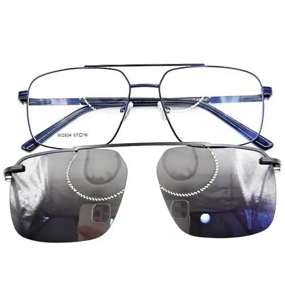 Armaçao para oculos,Clip-On 2em1